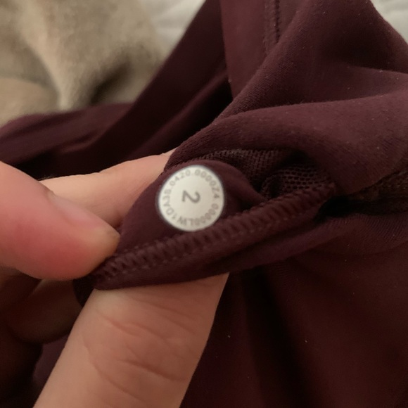 Lululemon align tank cassis (maroon) size 2 NWT - Picture 7 of 7